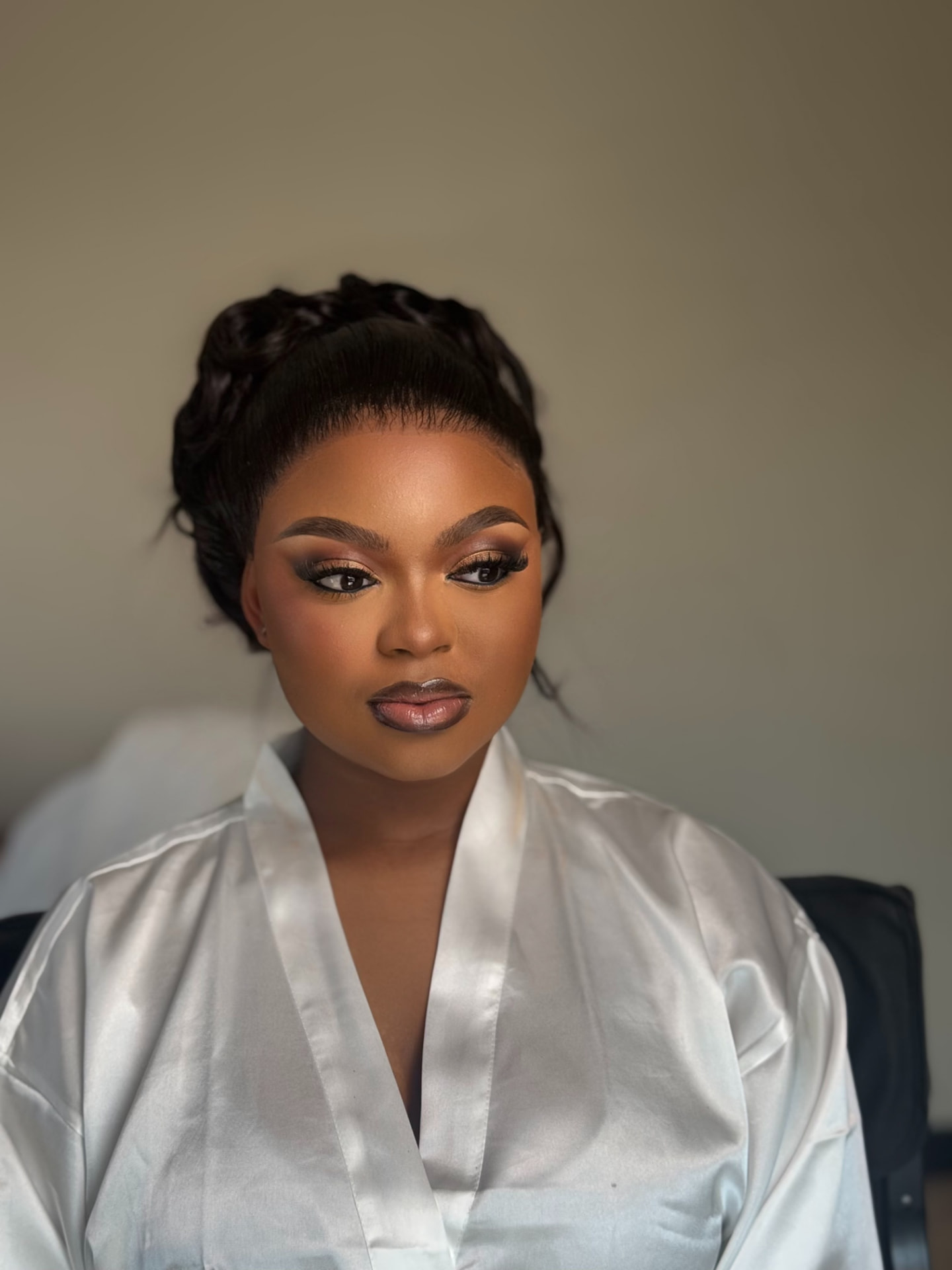Soft glam makeup and hair styling by Boutique Addict Beauty